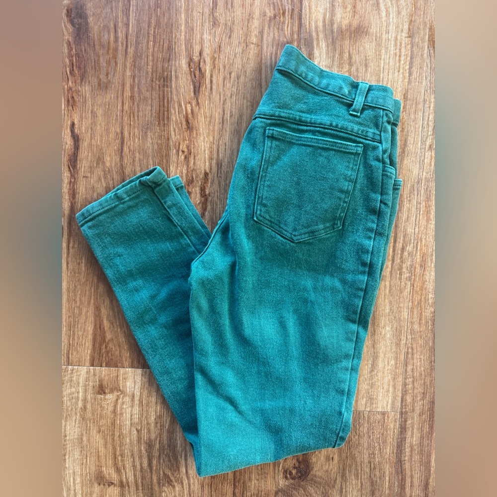 Size 8 Green Jeans Straight Leg